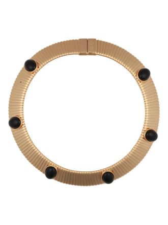 Julietta Celeste onyx necklace - Gold