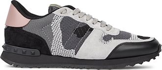 Valentino Garavani Camouflage Mesh Rockrunner Sneakers Size 37