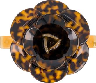 Alexandre de Paris Tortoiseshell Acetate Camelia Flower Barrette at Nordstrom