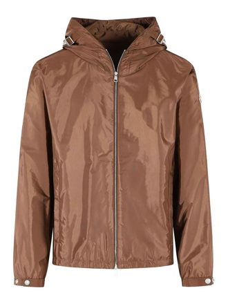 Moncler Remoray Brown Polyamide Hooded Windbreaker