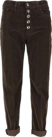Dondup Pantalone Koons Bot Gioie - Trousers - Mujer - Marr&oacute;n - W31