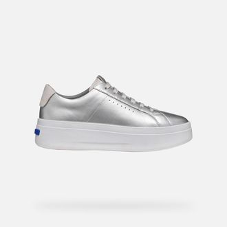 Geox Gxcp-03 Woman Silver/off White, Size: 35