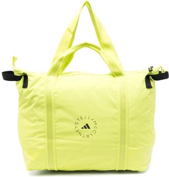 adidas by Stella McCartney logo-print gym bag - Green