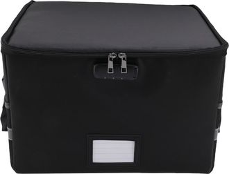 OEM Caja Archivadora Port&aacute;til, Ign&iacute;fuga, Impermeable, Antiest&aacute;tica, Con Franjas Reflectantes Y Con Cierre De Seguridad Para Cd, Dvd, Memorias Usb Y Fotos