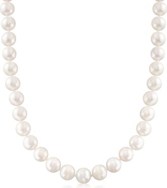Ross-Simons 10-11mm Cultured Pearl Necklace With 14kt Yellow Gold