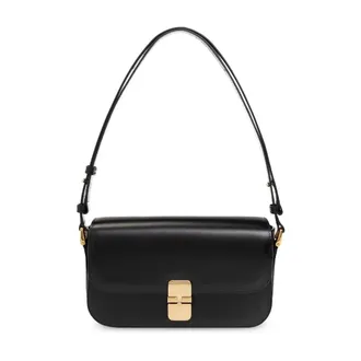 A.P.C. Shoulder Bags, female, Black, Size: ONE SIZE Grace Baguette