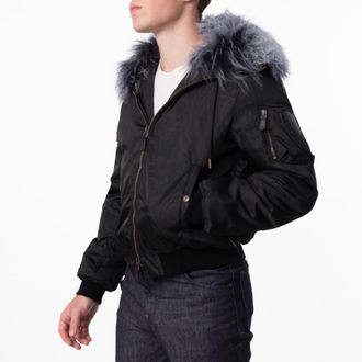 Burberry Paisley Nylon Bomber Jacket, Brand Size 46 ( US Size 36 )