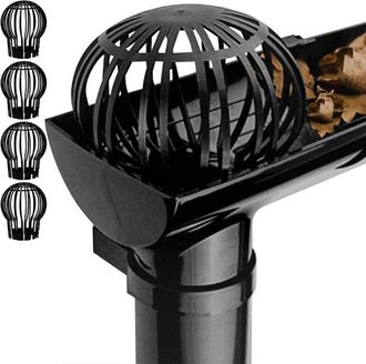 OEM Juego De 4 Protectores Antihojas Para Canalones