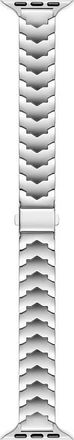Posh Tech Iris Stainless Steel Apple Watch Watchband in Silver at Nordstrom, Size 38
