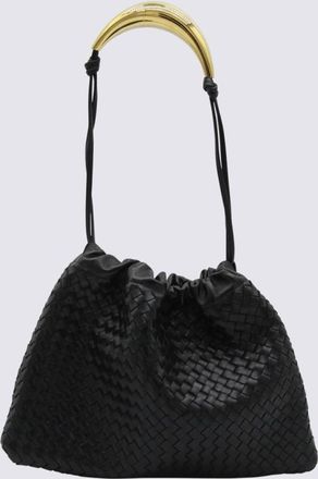 Bottega Veneta Black Leather Pouch