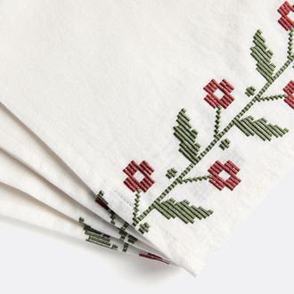 La Redoute Interieurs Set van 2 gewassen katoenen servetten, Auvray