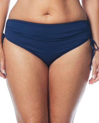 Beach House Womens Adjustable Tie Brief - Plus In Navy