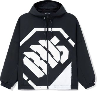 Li-Ning BadFive Sports Basketball Hooded Jacket Black White AFDS075-3