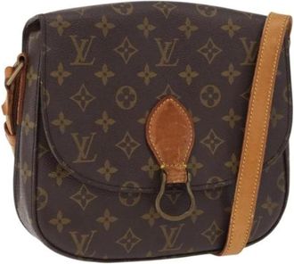 Louis Vuitton Pre-owned Vintage Cross Body Bag - Dames - Vintage Schoudertas - Bruin - ONE Size - Leer - Vintage