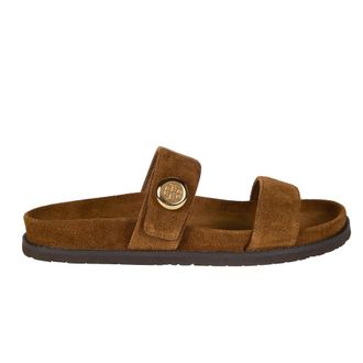 Tory Burch Tory Burch, Sliders, female, Brown, Size: 10 US Romy Sport Slide