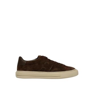 Hogan Suede Leren Sneakers - Heren - Sneakers - Bruin - 40 1/2 EU - Leer - Schoenen