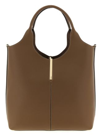 Tod's Brown Calfskin Womens Handbag