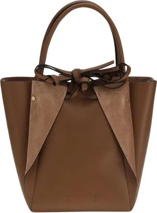Gabriela Hearst Nina Tas - Dames - Tassen - Bruin - Maat: ONE Size Su&egrave;de