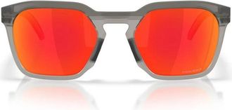 Oakley Hstn SQ Zonnebril - unisex - Zonnebrillen - Grijs - 54 MM - Accessoires