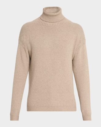 Loro Piana Mens Tyne Cashmere Turtleneck Sweater