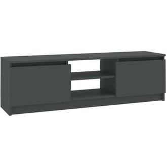 vidaXL Mueble Para Tv De Aglomerado Gris 120x30x35,5 Cm Vidaxl