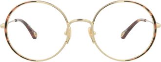 Chlo&eacute; Round-Frame Metal Optical Frames