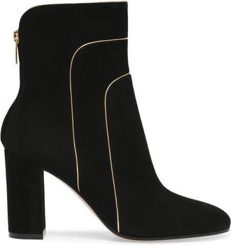 Gianvito Rossi Juliette Booties in Black Suede at Nordstrom, Size 38.5