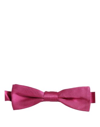 Dolce & Gabbana Silk Bow Tie - Pink