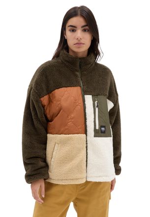 Vans Womens Vertex Mix Jacket - Dark Green - Size X-Large