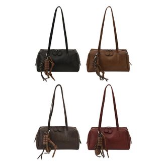 Generic Shoulder Bag Designer Handbag PU Leather Trendy Underarm Purse for Women (Brown)