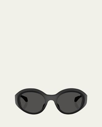 Moncler Mens ME8005 Round Sunglasses