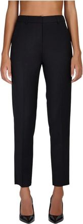 Doris S Elegante Formele Broek - Dames - Slim Fit Broeken - Zwart - M - Broeken