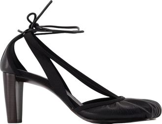 Christophe Lemaire Pedille 80 Pumps met Hak - Dames - Pumps - Zwart - 36 EU - Leer - Schoenen
