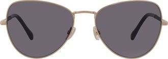 Jimmy Choo London Grey Gradient Pilot Ladies Sunglasses CAROL/S 2M2/IR 56