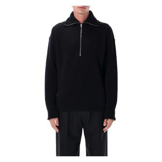 Christophe Lemaire Heren, Truien, Zwart, Maat: M Wol