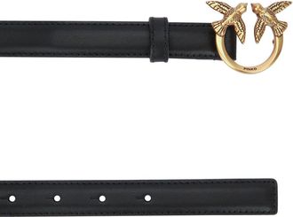Pinko Womens Belt Black Leather