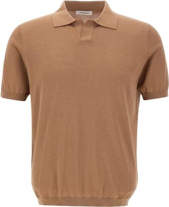 KANGRA Polo - Heren - Tops - Bruin - Maat: XL Katoen
