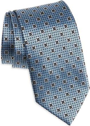 Ermenegildo Zegna Silk Tie in Light Blue at Nordstrom