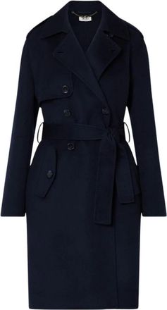 Liu Jo Trench Coats - Dames - Trenchcoats - Blauw - M - Jassen