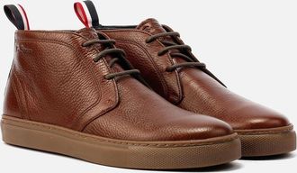 Ben Sherman Mens Ben Sherman Parka Leather Mens Brown Boots - Size: 10