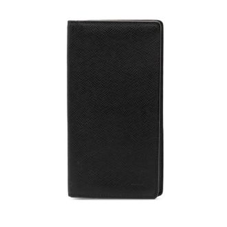 Louis Vuitton Black Leather Long Wallet (Bi-Fold) (Pre-Owned)