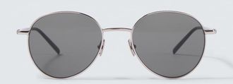 Saint Laurent Gafas redondas con logo