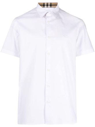 Burberry Ekd Logo Cotton Shirt