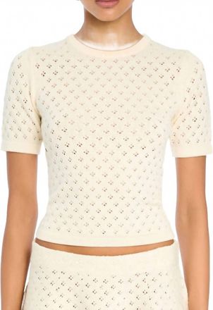 SER.O.YA Josie Top In Eggshell