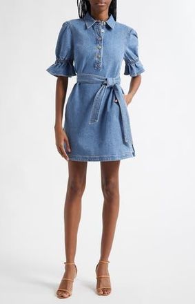 Cinq &agrave; Sept Nataly Denim Dress in Blue Haze at Nordstrom Rack, Size 10