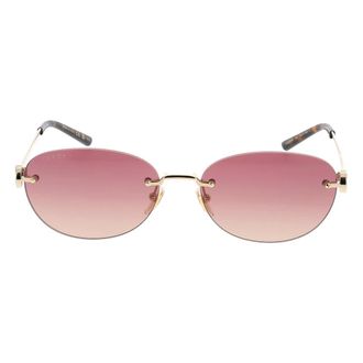 Gucci Vierkante Zonnebril - Dames - Accessoires - Roze - Maat: ONE Size