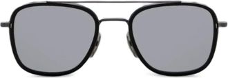 Thom Browne Occhiali da sole squadrati - Nero
