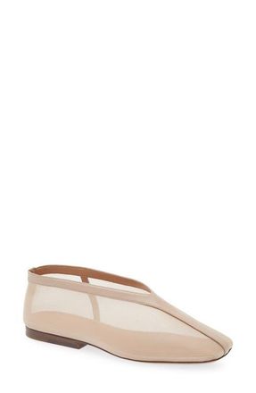 Mansur Gavriel Square Toe Flat in Ballet at Nordstrom, Size 10.5Us