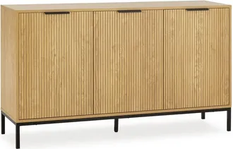 HOMN Aparador 3 puertas color roble