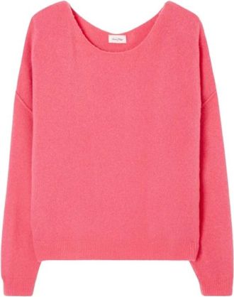 American Vintage Dames, Truien, Roze, Maat: XS Wol